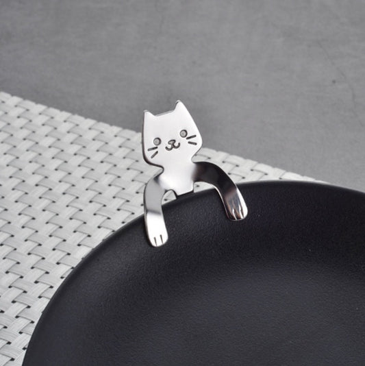 Cute Coffee Spoons Cat & Bear  - Creative Cartoon Handle Stainless Steel Stirring Spoon - Twissie