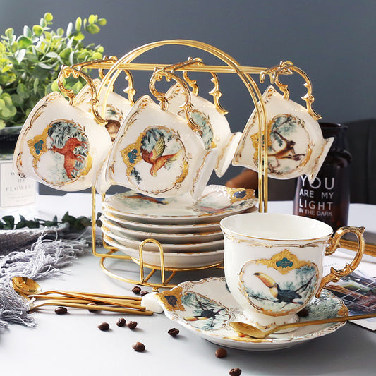 Ceramic Personality Coffee Cup Holder Set - Twissie
