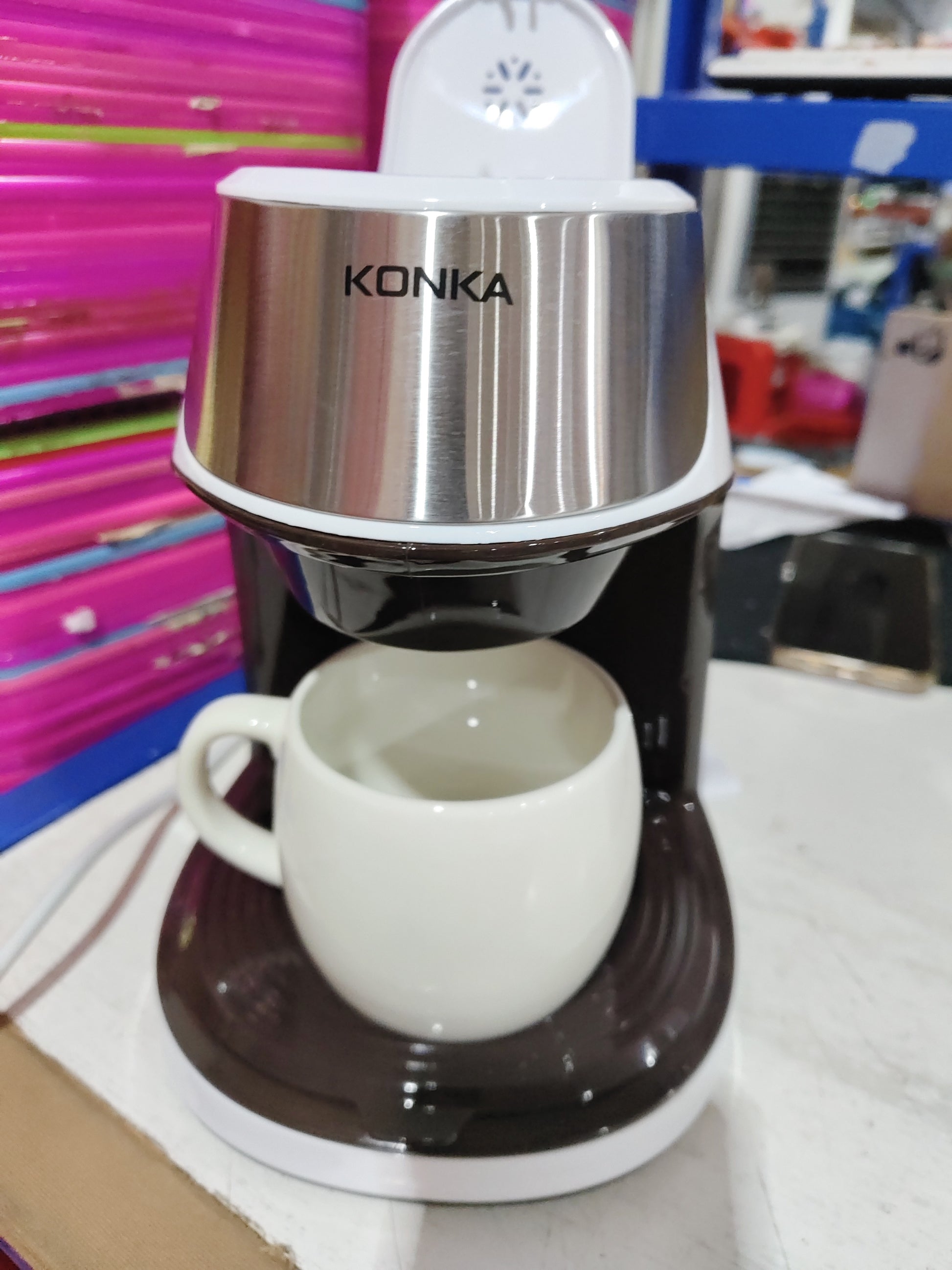 Portable Coffee Maker - Mini Automatic Single-Serve Machine for Home, Office & Desk - Twissie