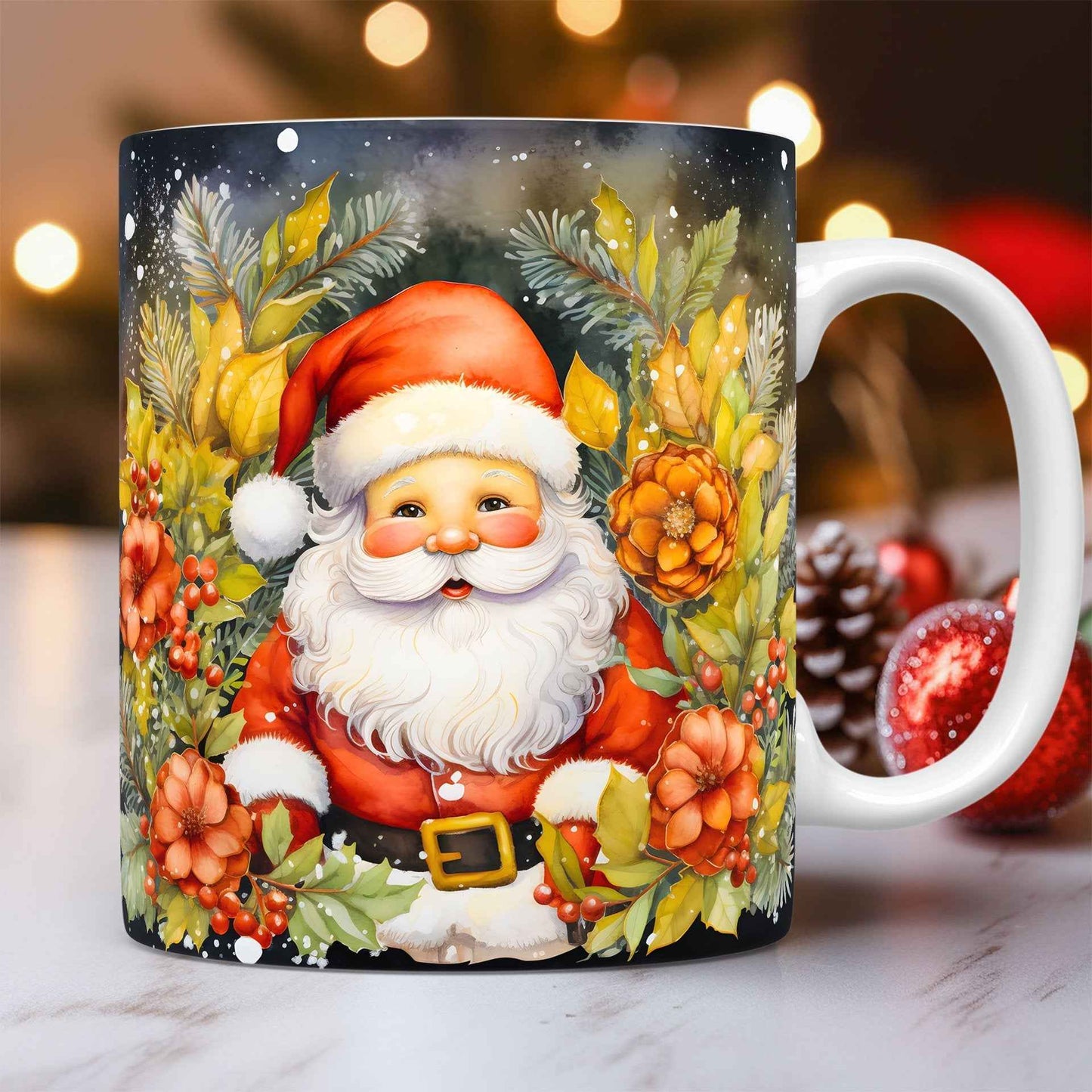 Creative Christmas present - dimensional ceramic mug for kids and adults