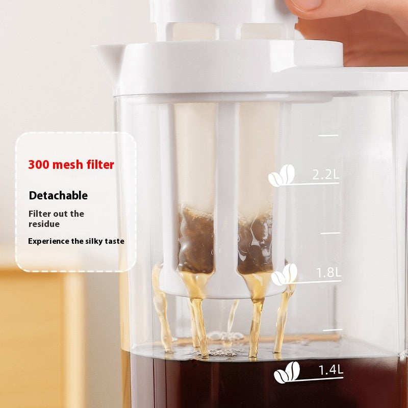 Large Water Pitcher 2.2L — Heat-Resistant Water Jug for Home & Coffee - Twissie