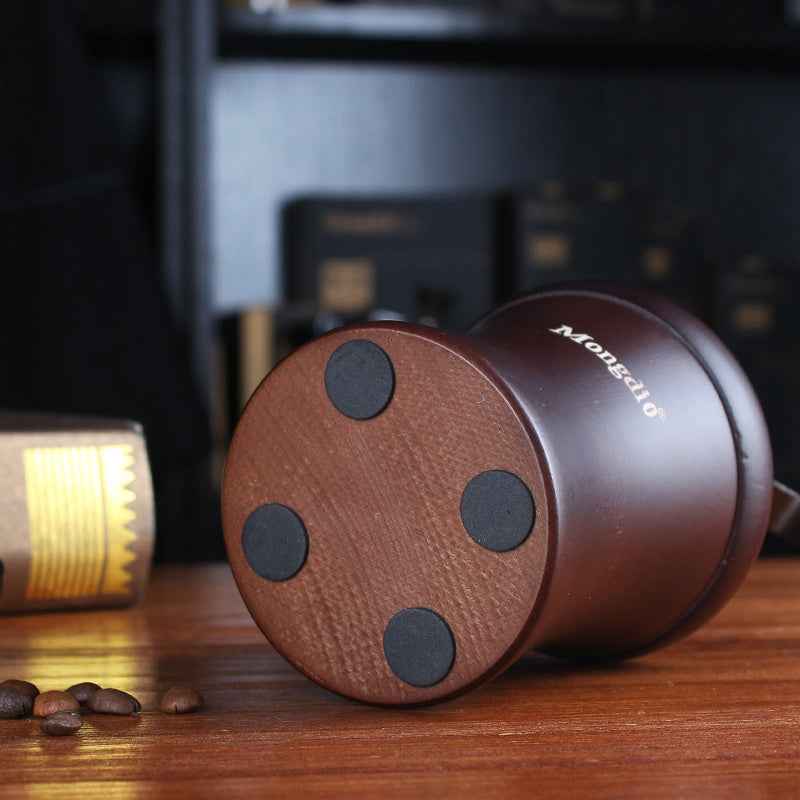 “Hand-crank coffee grinder – adjustable ceramic burr for freshly ground coffee beans”