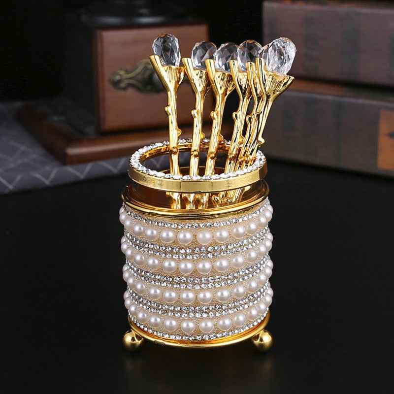 Luxury Coffee Spoon Set with Holder - Twissie