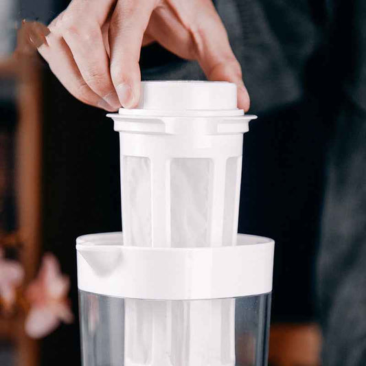 Cold Brew Coffee Maker 1.1L — Airtight Refrigerator Pitcher with Tea Separator - Twissie