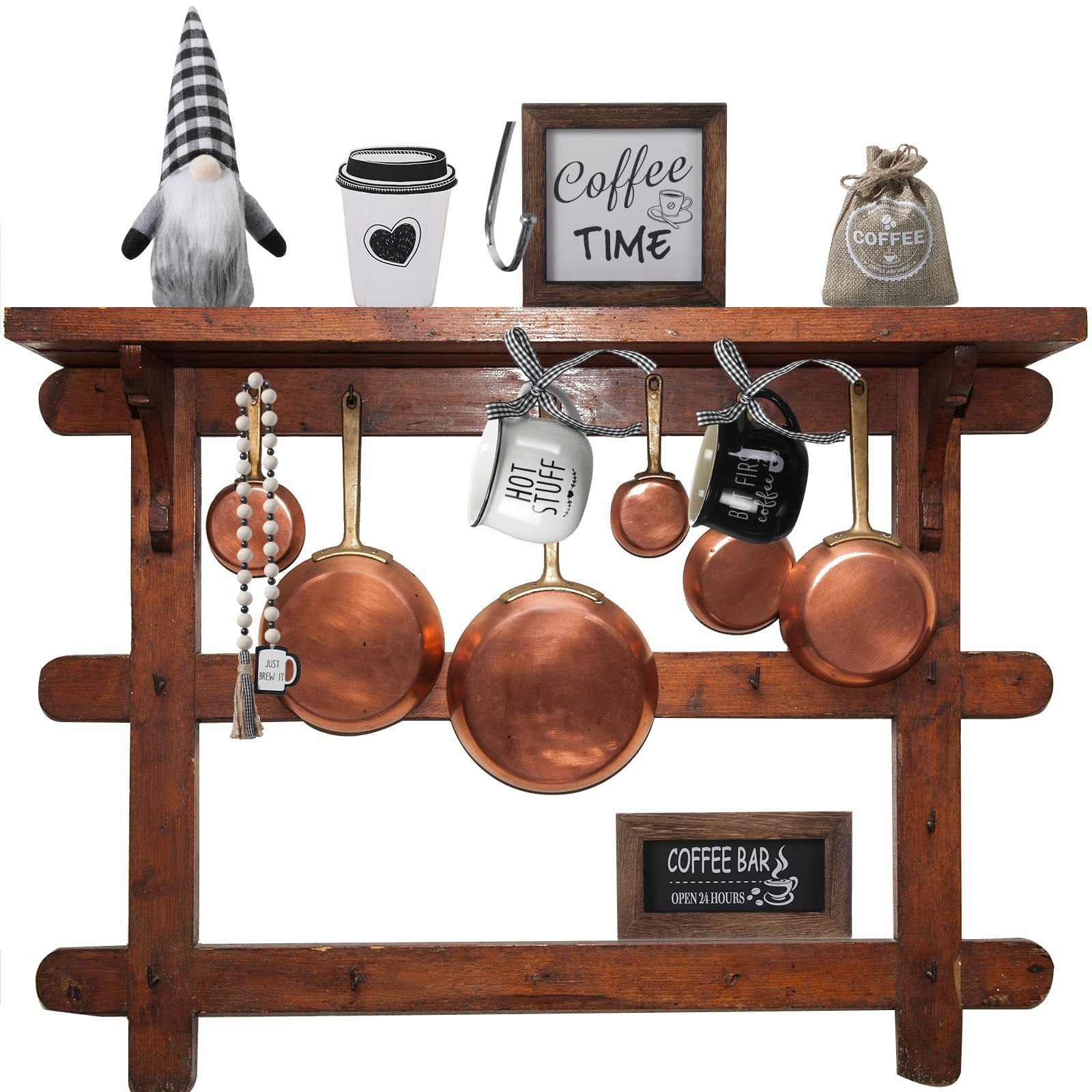 Coffee Festival Plaid Christmas Decoration Supplies - Twissie