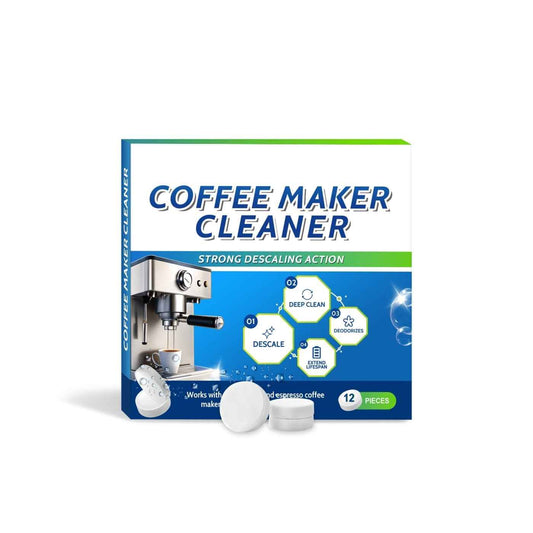 Easy Deep Clean Solution for Coffee Makers - Degreasing Cleaning Sheets