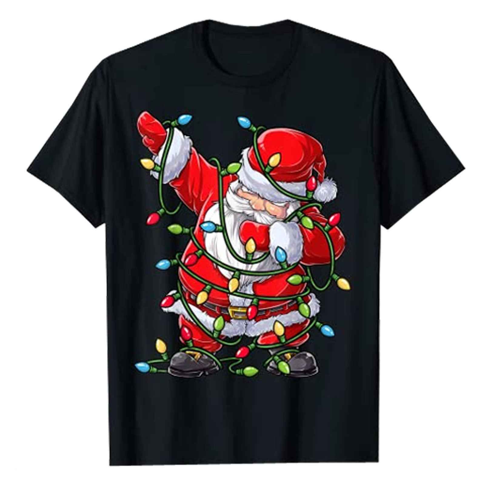 Matching Christmas t-shirts for couples - his and hers holiday outfits