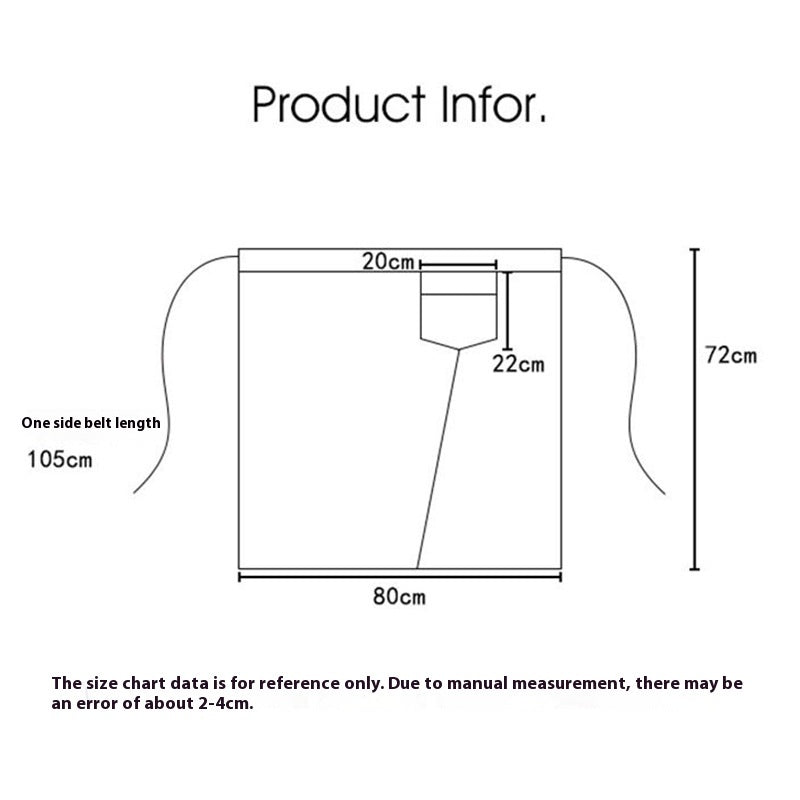 Waterproof Split Dining Coffee Household Apron - Twissie