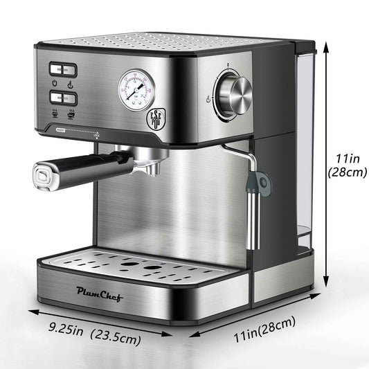 20-Bar Espresso Machine with commercial-grade pressure - Create authentic Italian espresso at home - Buy now for cafe-quality coffee every morning