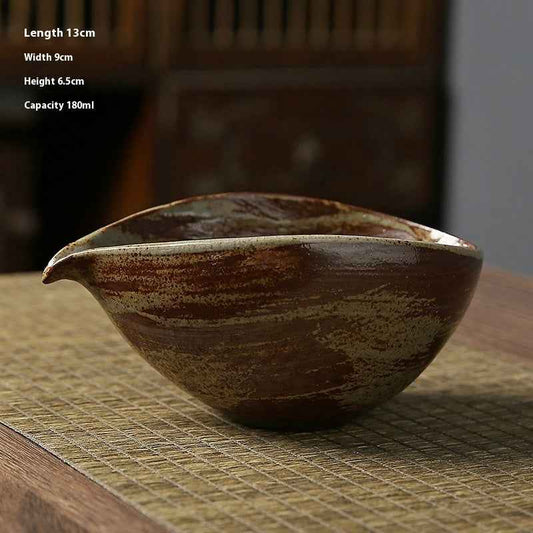 Handcrafted ceramic matcha bowl (chawan) for traditional tea whisking