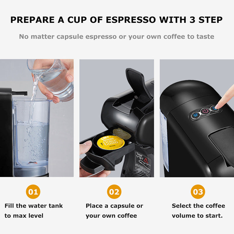 Multifunctional Italian Capsule Coffee Machine - Twissie