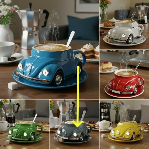 Whimsical bug coffee cup - fun and unique gift for best friends