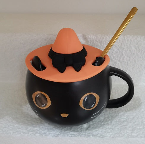 Pumpkin Covered Spoon Couple Gift Mug - Twissie