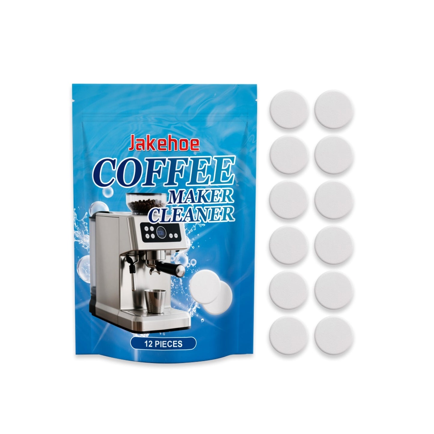 Buy descaling sheets for coffee machines to remove limescale and coffee oils