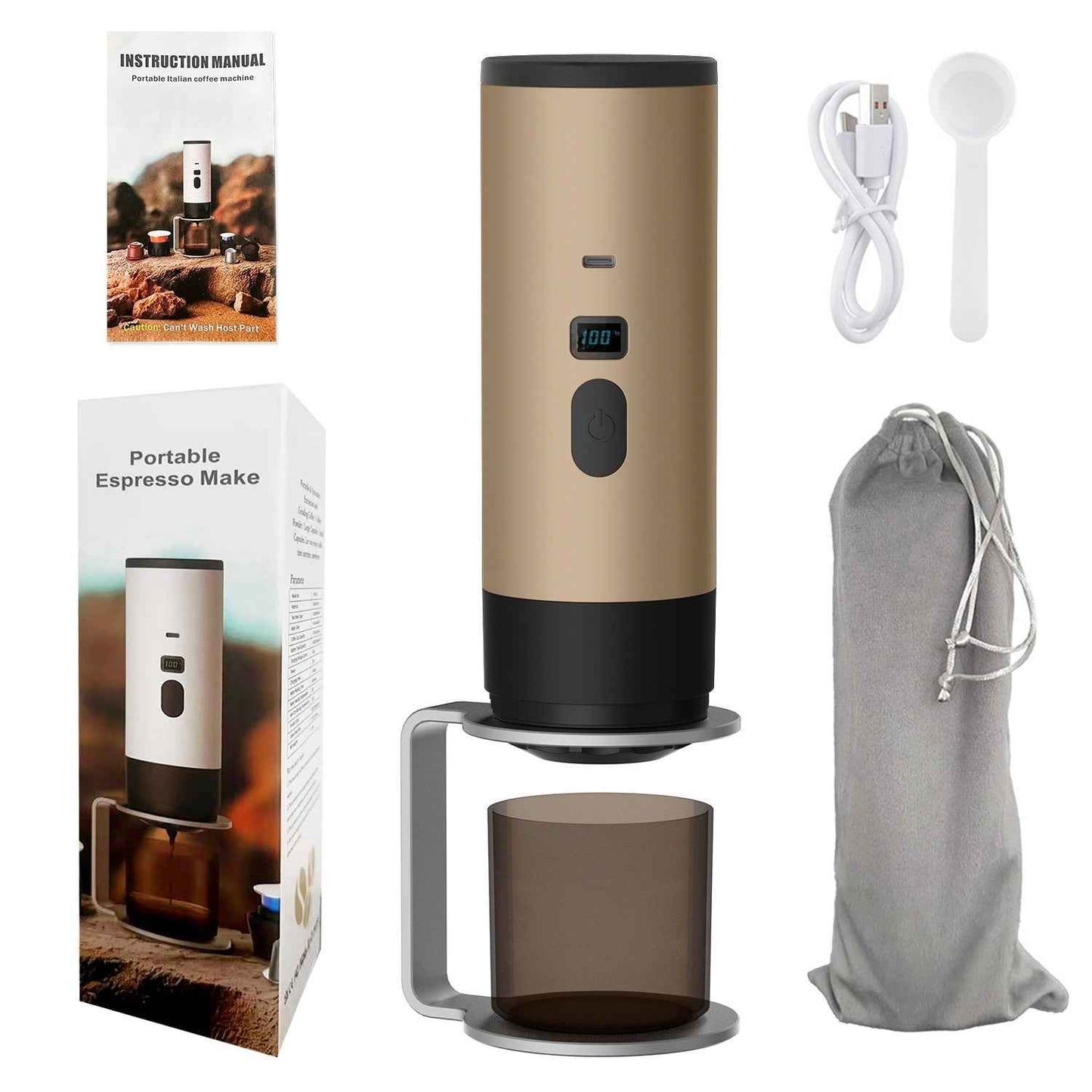 Fresh coffee brewing with LCD monitoring - Watch the process through digital display - High-tech coffee making made simple