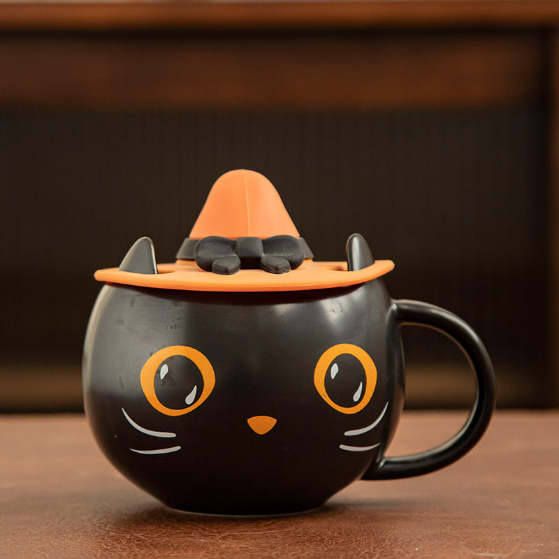 Pumpkin Covered Spoon Couple Gift Mug - Twissie