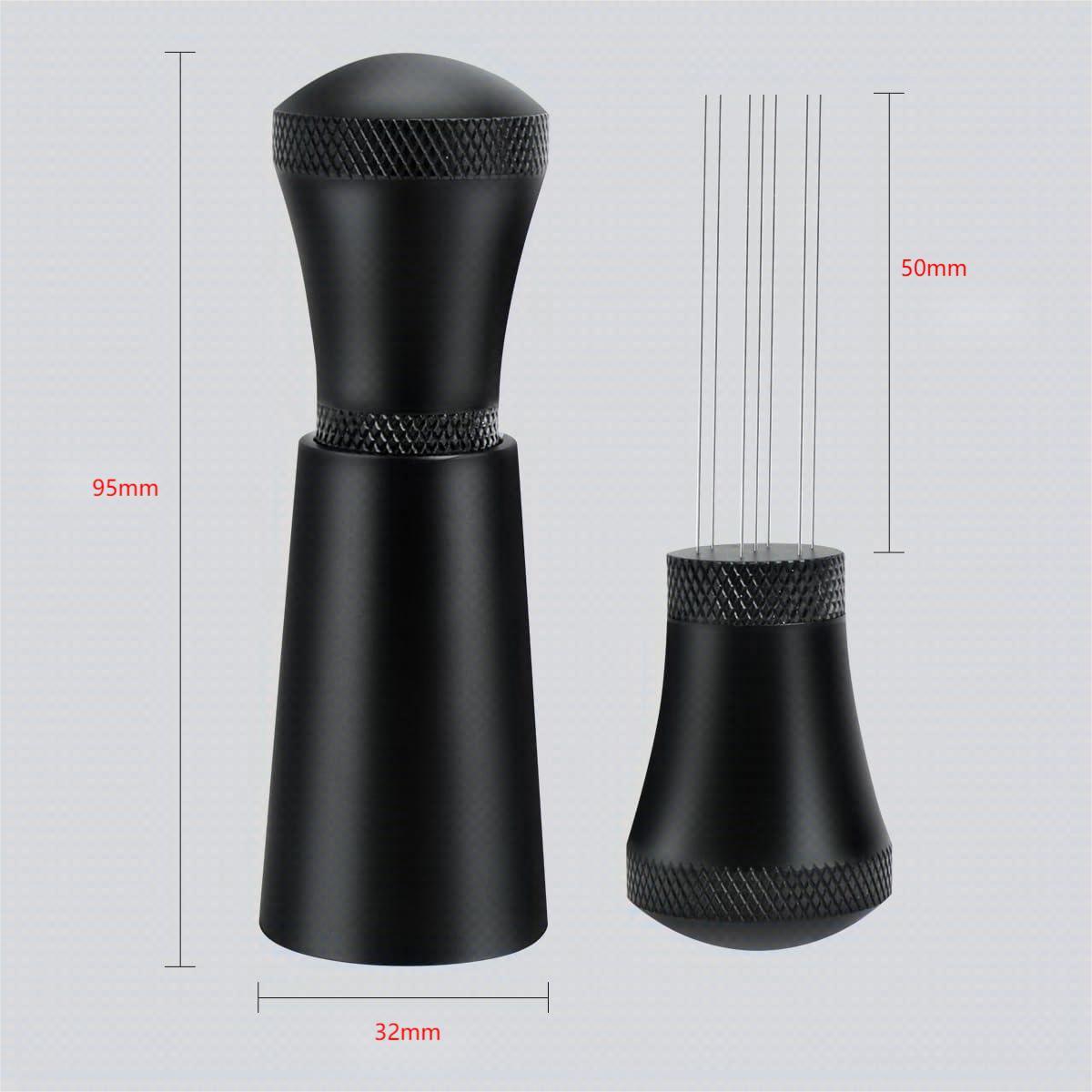Coffee Cloth Needle Stainless Steel Needle Coffee Distributor Suit With Base - Twissie