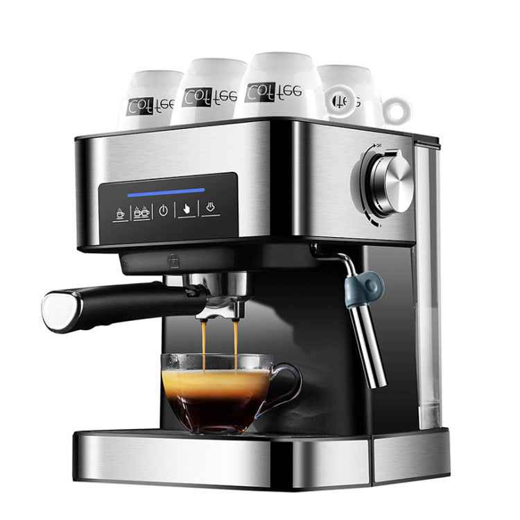 Touchscreen interface close-up - Easy programming for custom coffee recipes - User-friendly smart technology