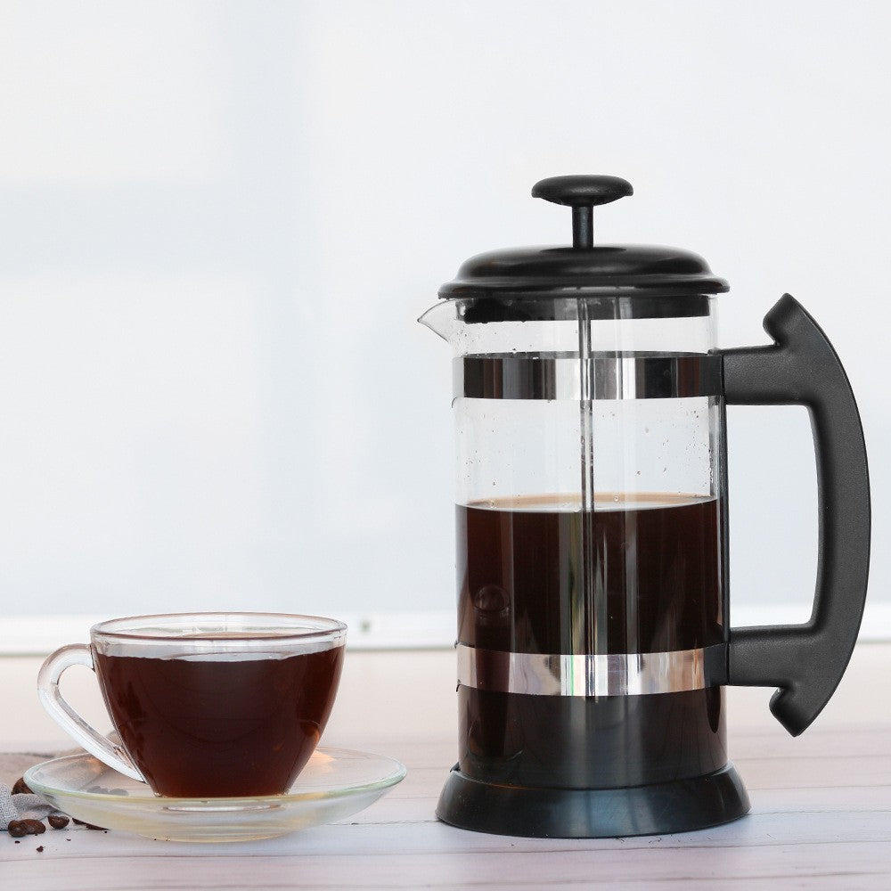 Household Press Stainless Steel Coffee Pot - Twissie