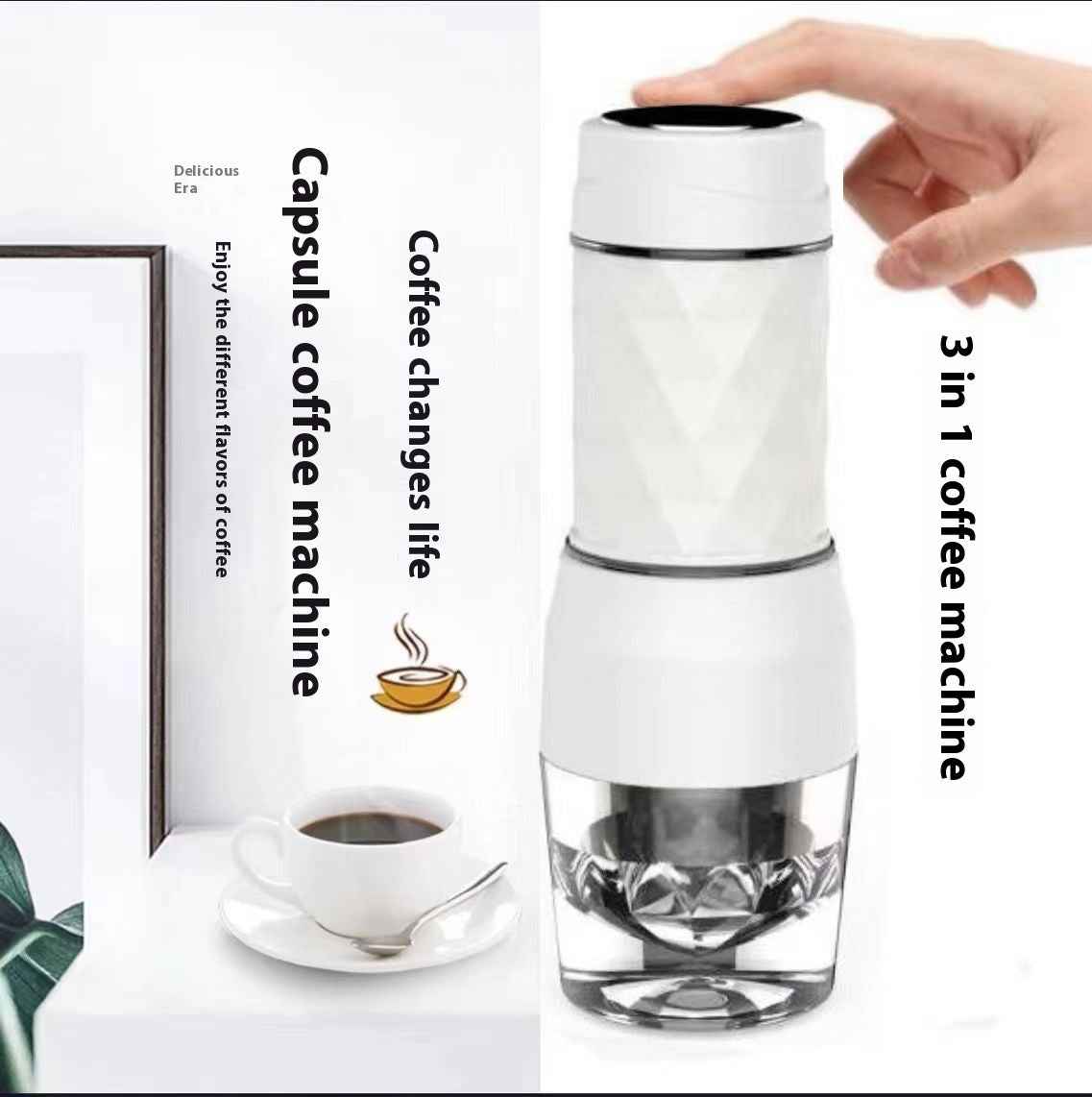 Mini Fashion Portable Espresso Coffee Machine - Twissie