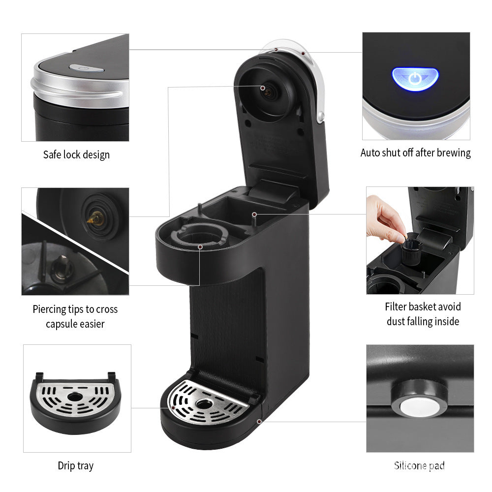 Household Portable Capsule Coffee Machine - Twissie