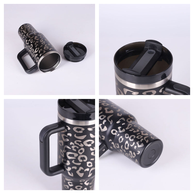 Perfect travel mug for car - large 40 ounce tumbler with leak-proof lid
