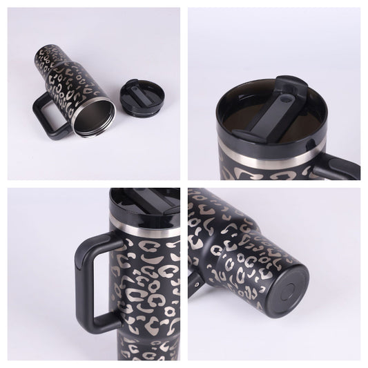 Perfect travel mug for car - large 40 ounce tumbler with leak-proof lid