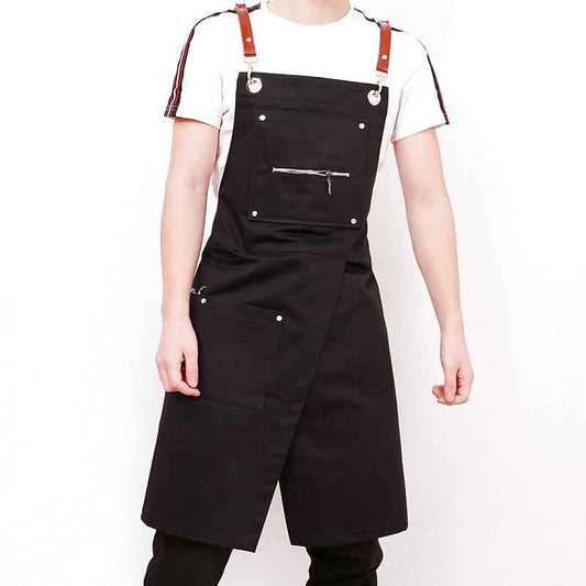Professional Coffee Shop Apron – Barista Canvas Overalls - Twissie