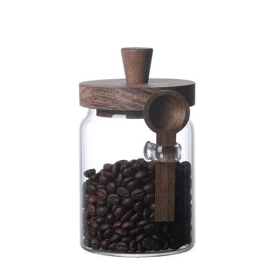 Sizes of glass kitchen storage jars: 500ml, 750ml, 1000ml, and 1500ml capacity