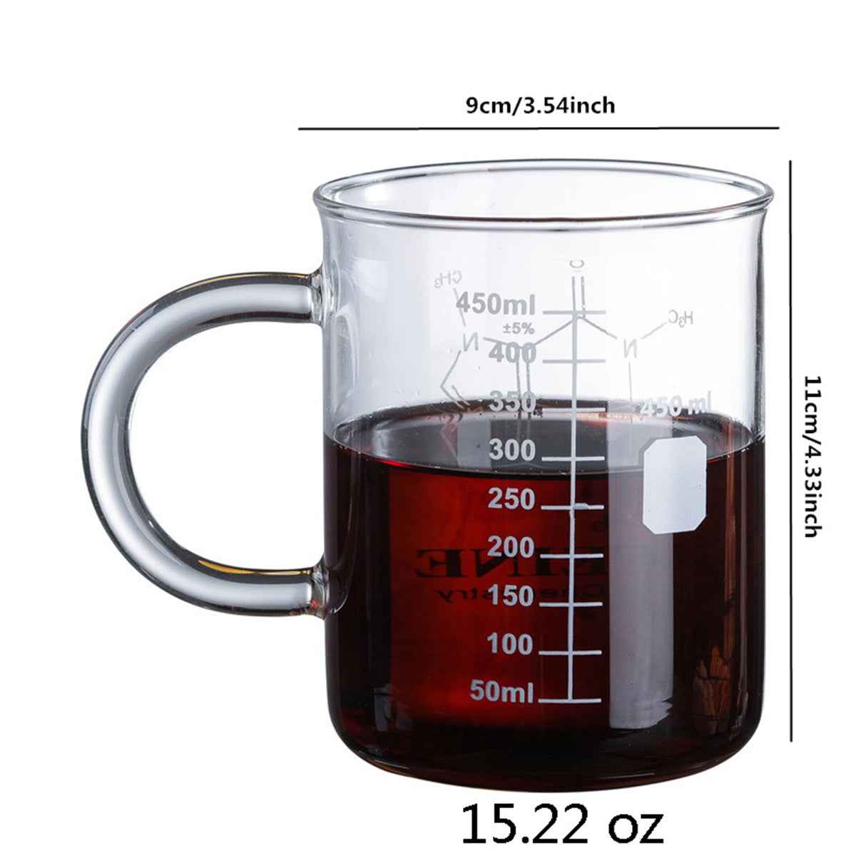 “Glass measuring cup with precise measurement markings – best kitchen tool for liquid measurement”