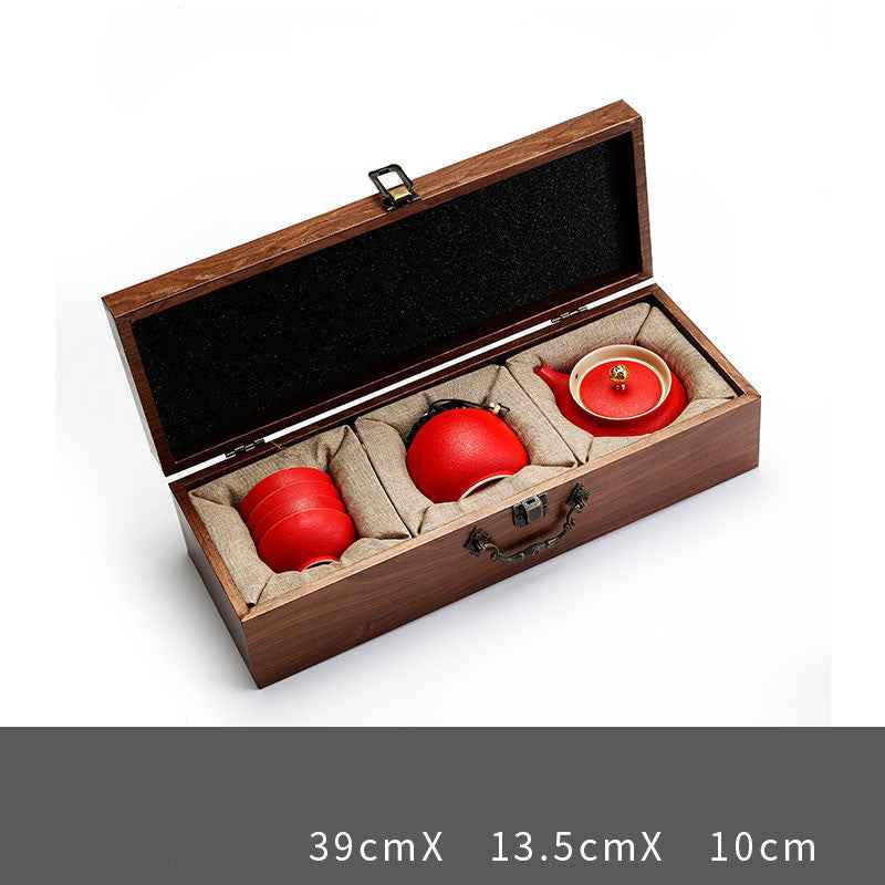 Professional Kung Fu tea set - premium ceramic gift for VIP customers