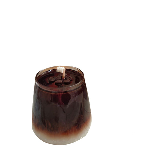 Milk-in-water Coffee Ice American Black Coffee Glass Aromatherapy Candle - Twissie