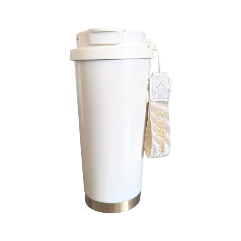 Insulated Coffee Cup - 500ml Stainless Steel Travel Mug, 12-Hour Hot & Cold - Twissie