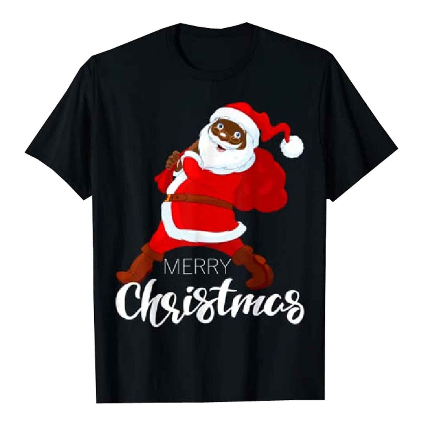 Festive Christmas printed t-shirt for men and women - holiday gift tee