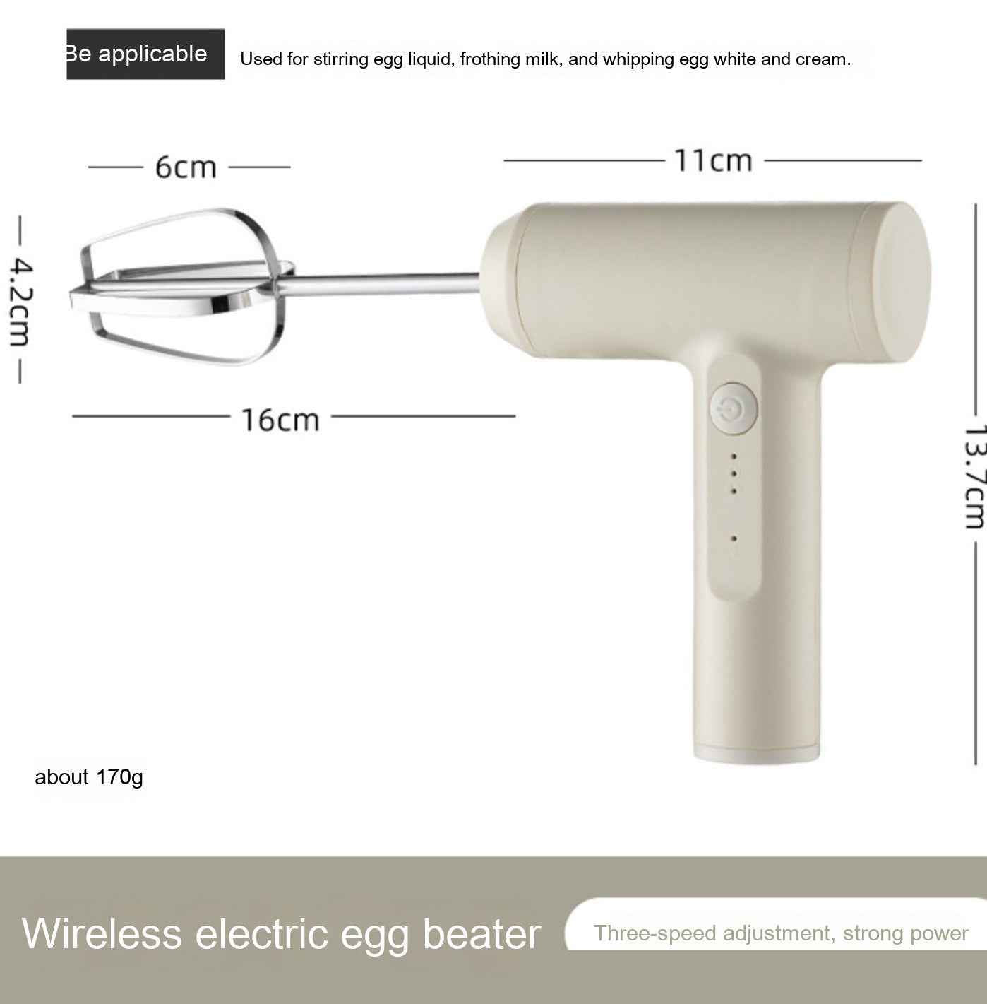 Morning baking with wireless hand mixer - Preparing breakfast batters with ease - Perfect for busy families and home cooks