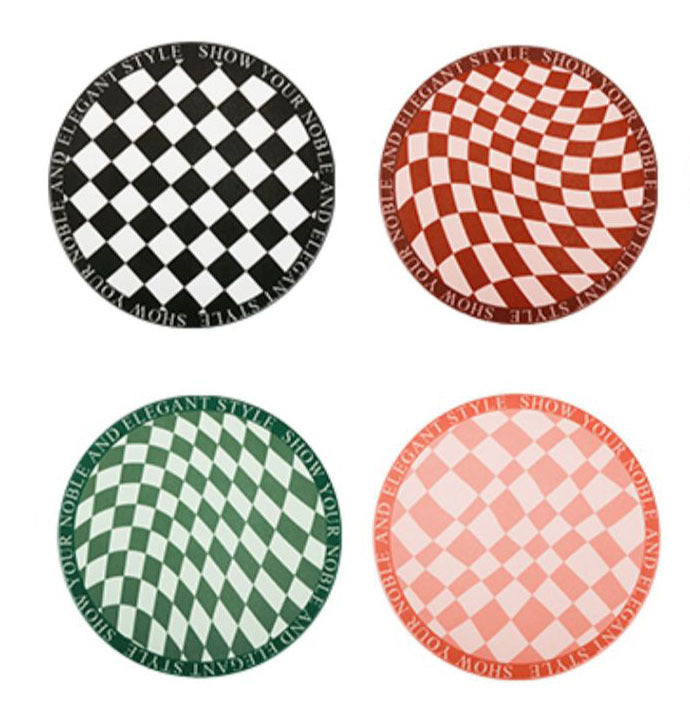 Retro Chessboard Coffee Cup Mat - Twissie