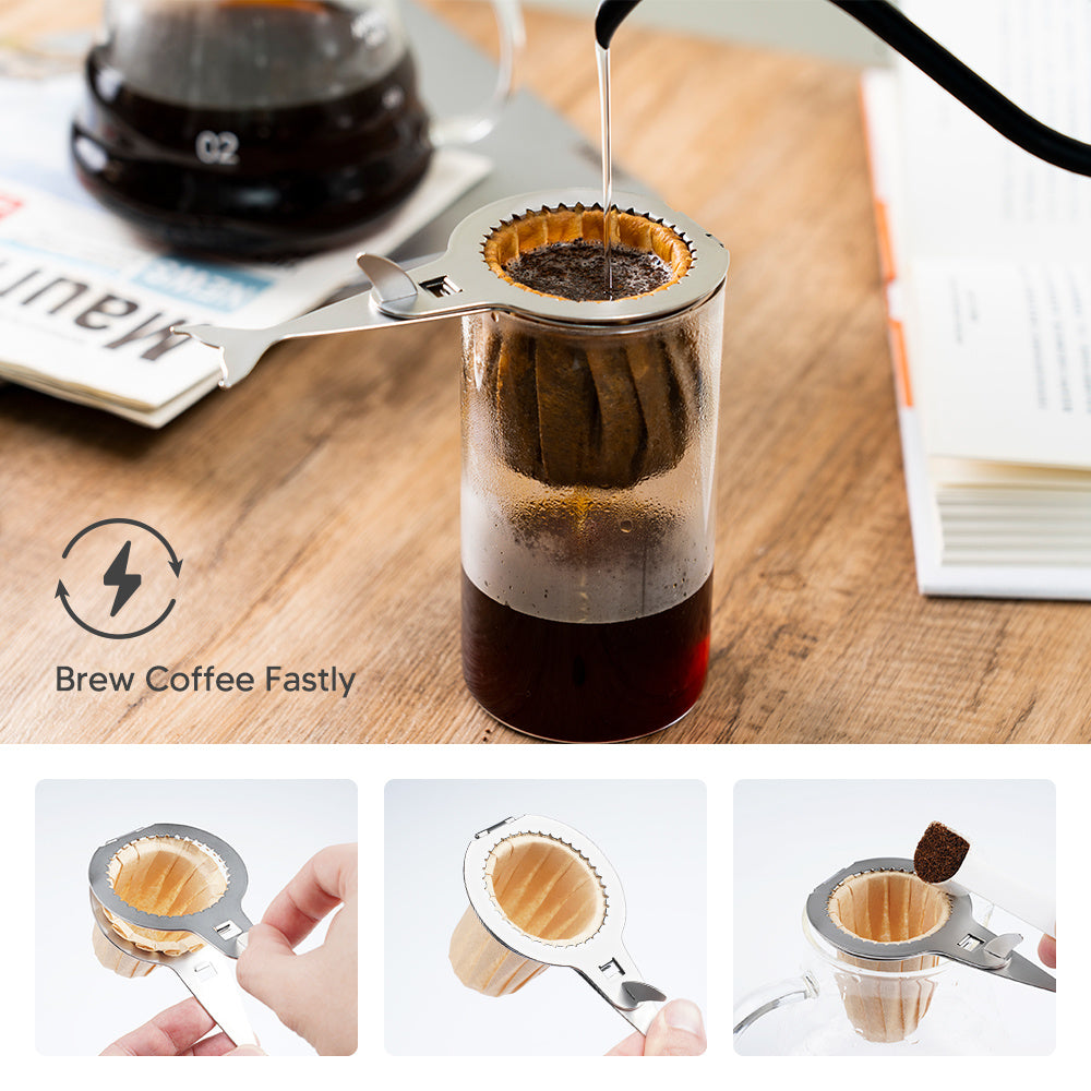 Grain Set Stainless Steel Coffee Machine - Twissie