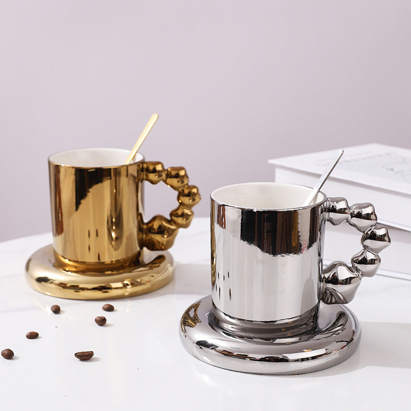 Star Handle Ceramic Coffee Cup - Twissie