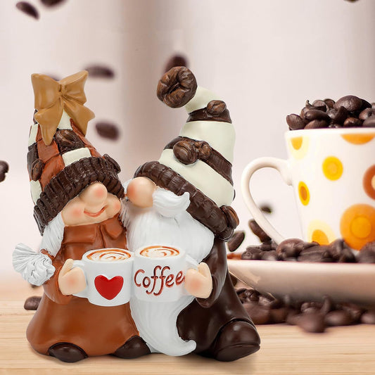 Valentine’s Day Coffee Ornament — Resin Coffee Dwarf Decoration for Coffee Lovers - Twissie