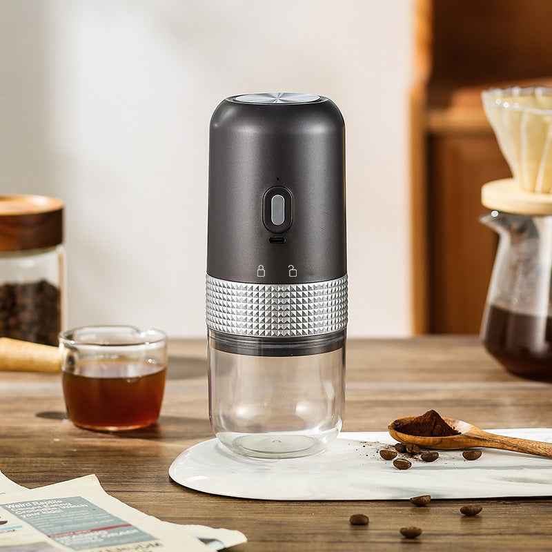Travel coffee kit with portable grinder - Complete brewing solution for nomads - Your mobile coffee station anywhere