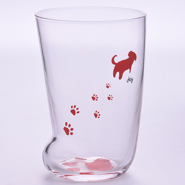 Creative Cute Cat Paws Glass Tiger Paws Mug Office Coffee Mug Tumbler Personality Breakfast Milk Porcelain Cup Gift - Twissie