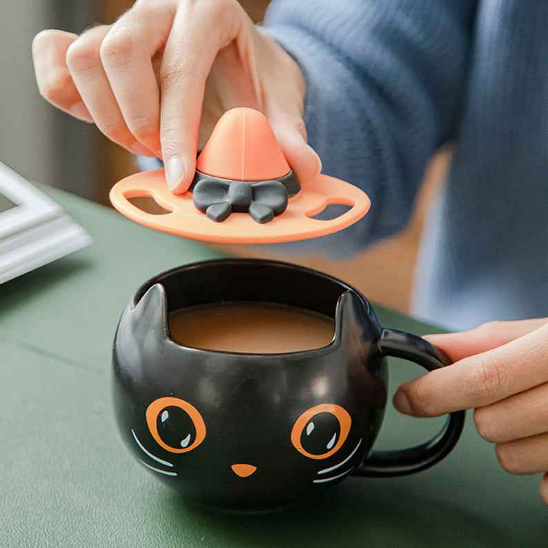 Pumpkin Covered Spoon Couple Gift Mug - Twissie