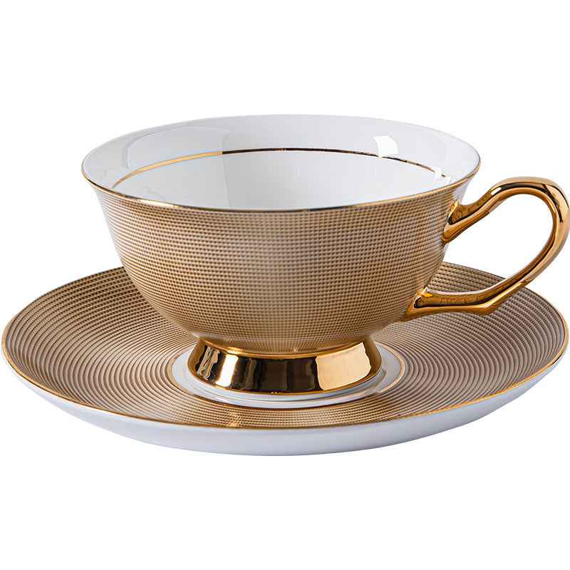European Coffee Set - 15-Piece Luxury Porcelain Serving Set for Espresso & Afternoon Tea - Twissie
