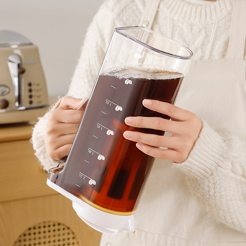Large Water Pitcher 2.2L — Heat-Resistant Water Jug for Home & Coffee - Twissie
