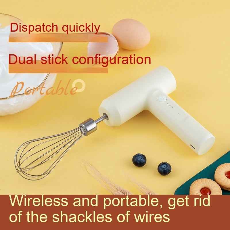 Hand mixer whipping cream to perfect peaks - Easy 3-speed control for any mixing task - Create delicious desserts with minimal effort