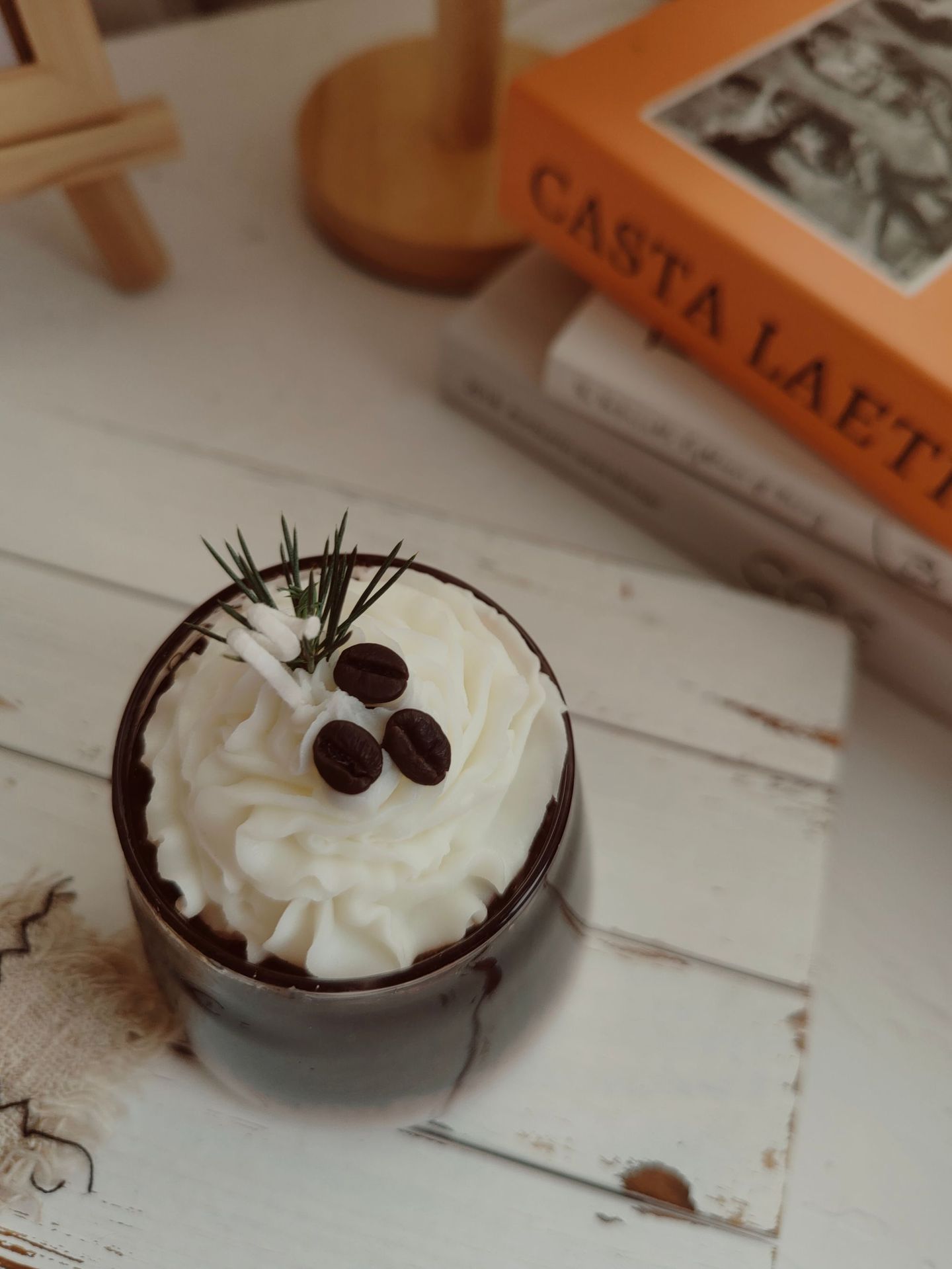 Milk-in-water Coffee Ice American Black Coffee Glass Aromatherapy Candle - Twissie