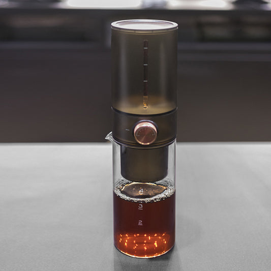 Cold Drip Coffee Maker — 400ml Glass & Stainless Steel Ice Drip Pot - Twissie