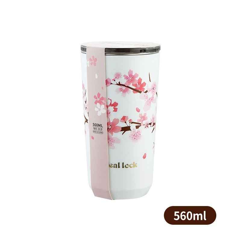 Insulated Coffee Cup for Girls – Stainless Steel Travel Mug for Milk Tea & Coffee, Leak-Proof, Portable 360ml/460ml/560ml - Twissie