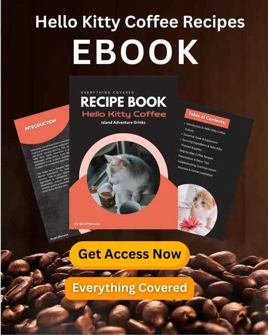 Order Sanrio Themed Coffee Recipes with Sample Pages - Twissie