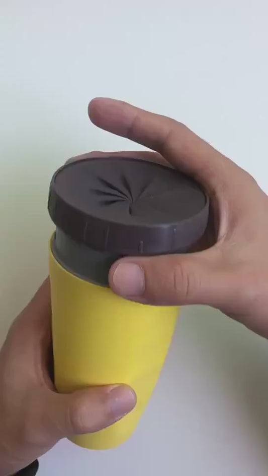 No Cover Twist Cup Tumbler - Portable Double Insulation Straw Water Bottle for Kids and Adults